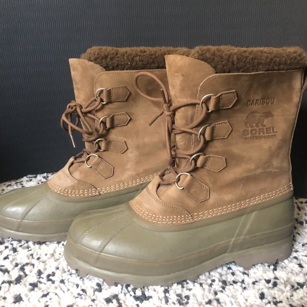 Men’s Sorel Caribou Snow Boots - Size 12